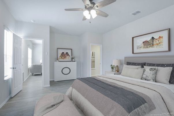 Bedroom, Interior, Wood Texture Flooring