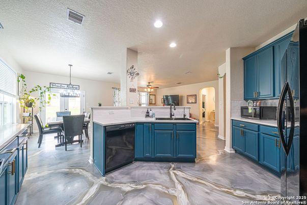 Dining room, Interior, Kitchen, Pendant Lights, Recessed Lighting