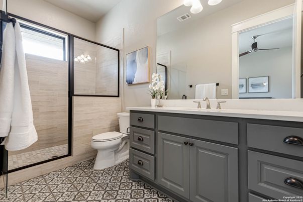 Bathroom, Glass Shower, Interior
