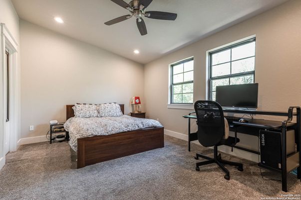 Bedroom, Home Office, Interior, Recessed Lighting