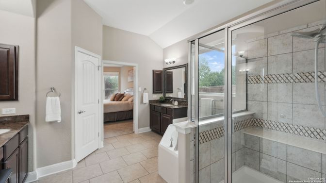 Bathroom, Bedroom, Glass Shower, Interior