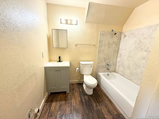 Bathroom, Interior, Wood Texture Flooring