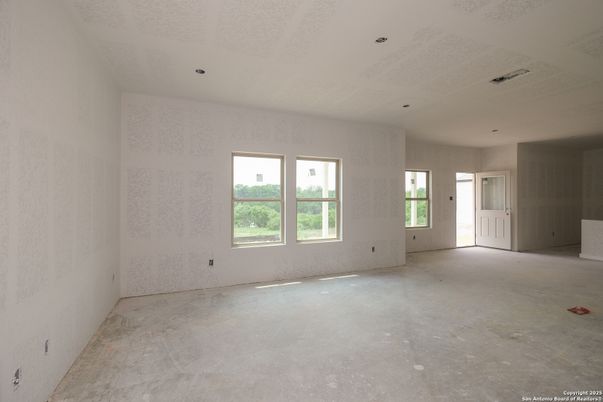 Empty room, Interior, Recessed Lighting