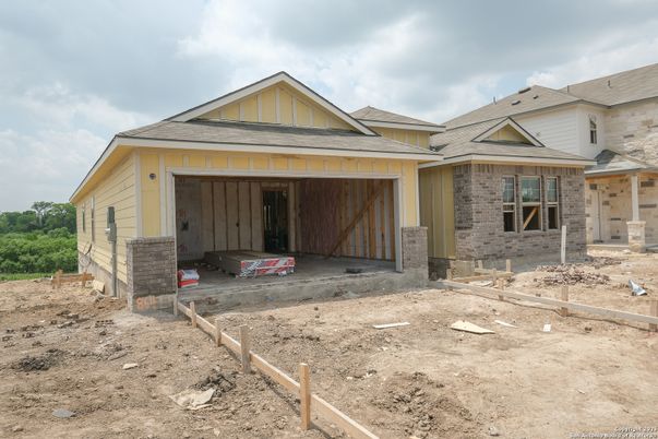 Attached, Exterior, Facade, Brick Facade, American Craftsman