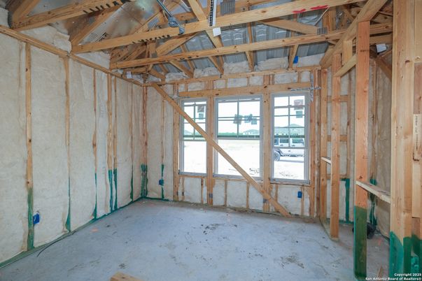 Empty room, Interior, Wooden Beams, Wooden Walls