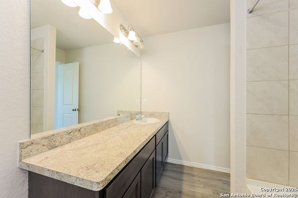 Bathroom, Interior, Wood Texture Flooring