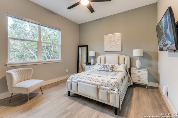 Bedroom, Interior, Wood Texture Flooring
