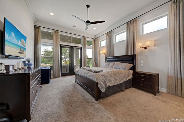 Bedroom, Interior, Recessed Lighting