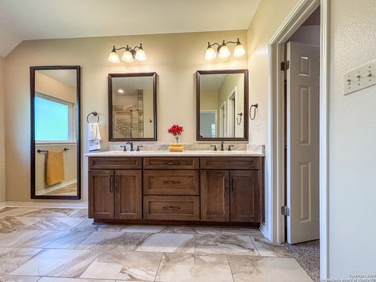 Bathroom, Dual Sink Vanities, Interior, Marble