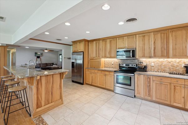 Interior, Kitchen, Recessed Lighting, Stainless Steel Appliances
