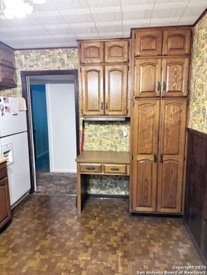 Interior, Kitchen, Wood Texture Flooring
