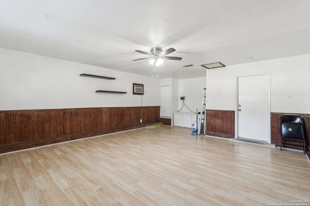 Empty room, Interior, Wood Texture Flooring