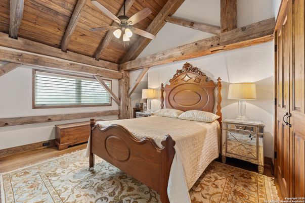 Bedroom, Interior, Wooden Beams, Wooden Ceilings, Wood Texture Flooring