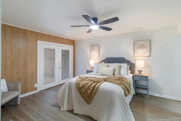 Bedroom, Interior, Wood Texture Flooring