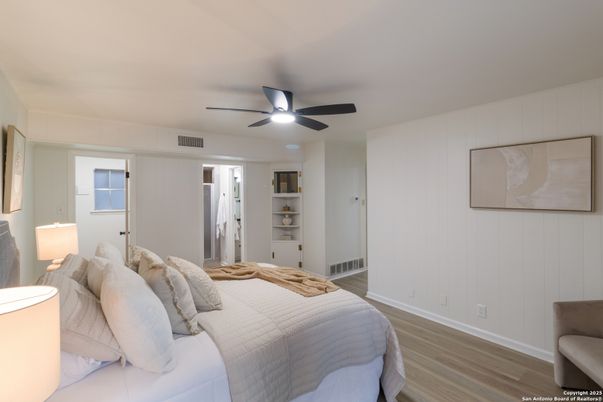 Bedroom, Interior, Wood Texture Flooring