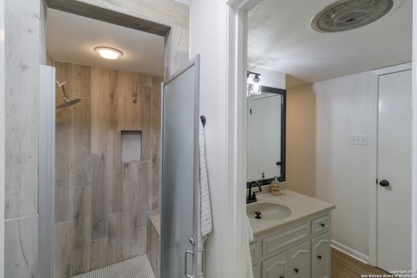 Bathroom, Interior, Wood Texture Flooring