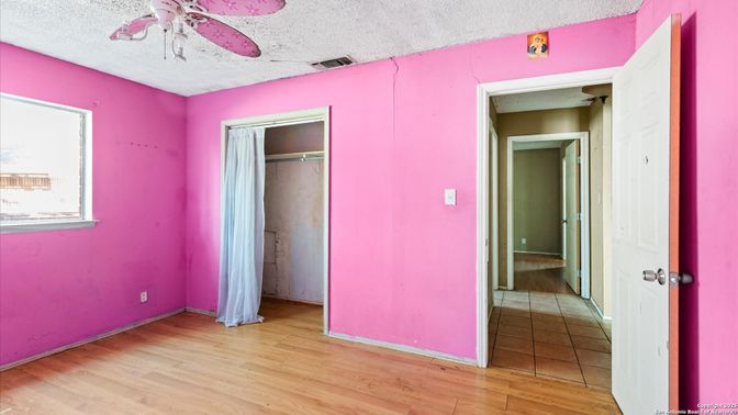 Empty room, Interior, Wood Texture Flooring