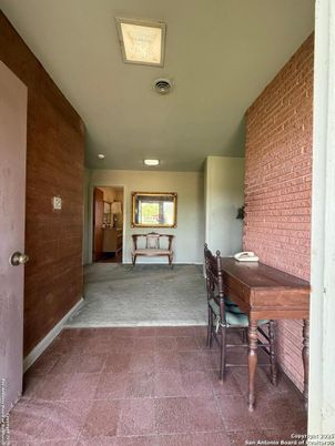 Home Office, Interior, Stone Walls