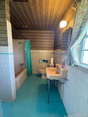 Bathroom, Interior, Wooden Ceilings