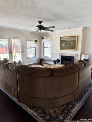 Fireplace, Interior, Living room, Wood Texture Flooring