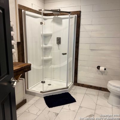 Bathroom, Glass Shower, Interior, Marble