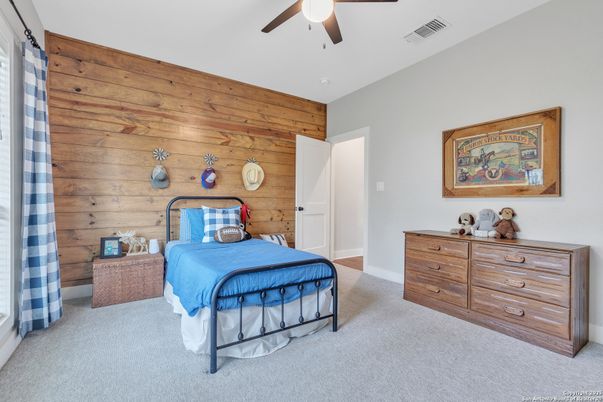 Bedroom, Interior, Wooden Walls