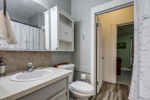 Bathroom, Interior, Wood Texture Flooring