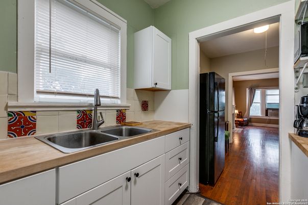 Interior, Kitchen, Wood Texture Flooring