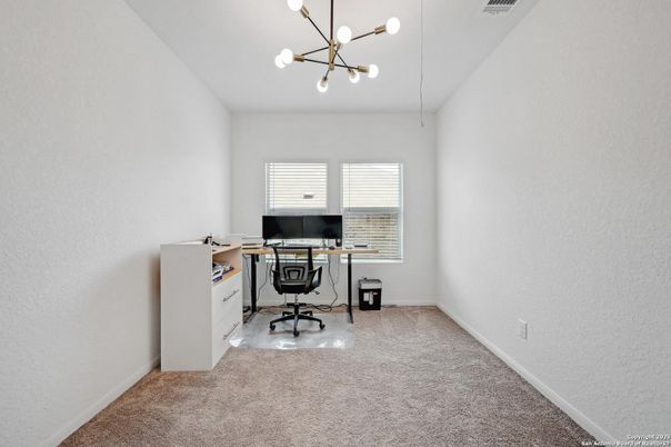 Home Office, Interior, Pendant Lights