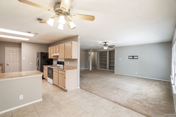 Empty room, Interior, Kitchen