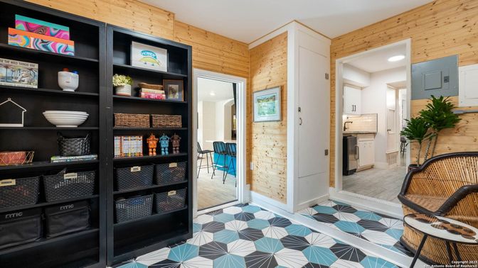 Interior, Recessed Lighting, Wooden Walls