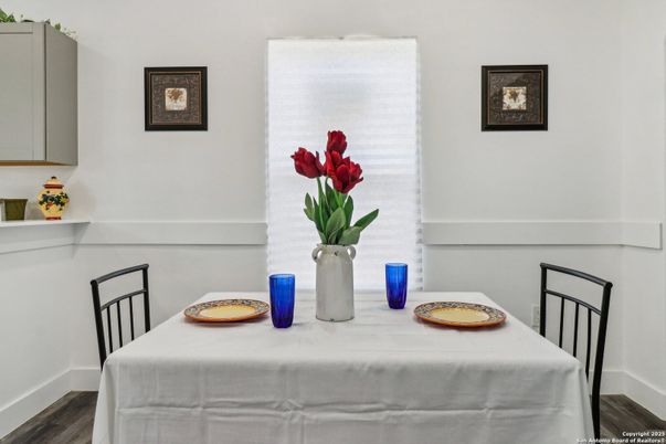 Dining room, Interior, Wood Texture Flooring