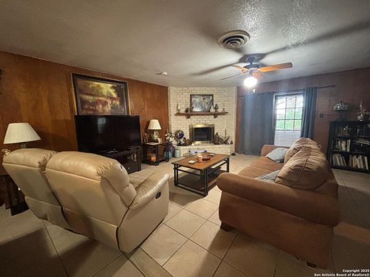Fireplace, Interior, Living room, Stone Walls