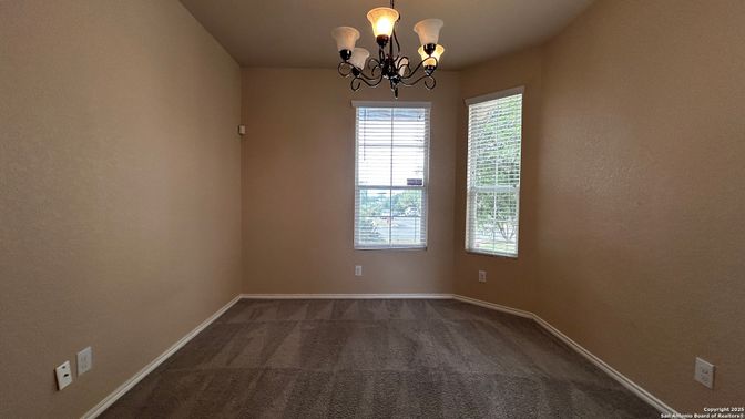 Chandelier, Empty room, Interior