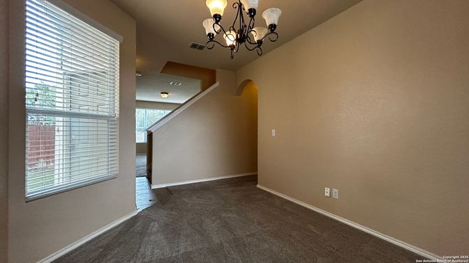 Chandelier, Empty room, Interior