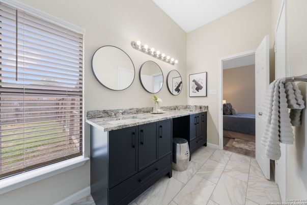 Bathroom, Dual Sink Vanities, Interior, Marble