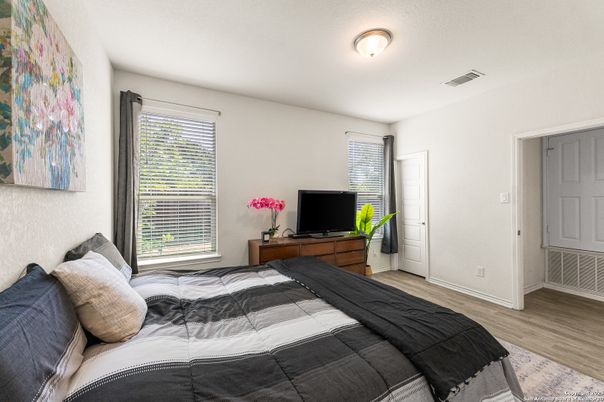 Bedroom, Interior, Wood Texture Flooring