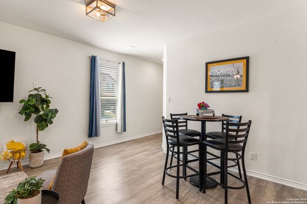 Dining room, Interior, Wood Texture Flooring