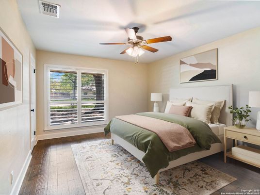Bedroom, Interior, Wood Texture Flooring