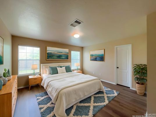 Bedroom, Interior, Wood Texture Flooring