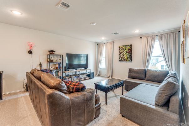 Interior, Living room, Recessed Lighting