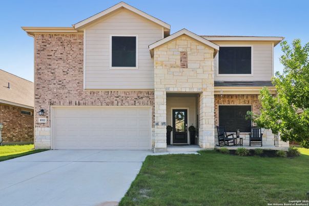 Attached, Exterior, Facade, Brick Facade, Farmhouse