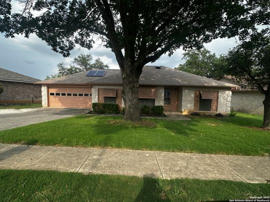 Attached, Exterior, Facade, Brick Facade, Solar Panels, Ranch