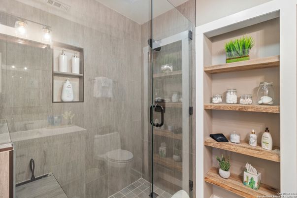 Bathroom, Glass Shower, Interior