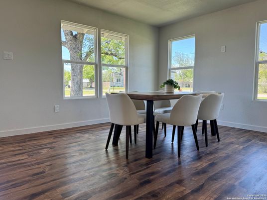 Dining room, Interior, Wood Texture Flooring
