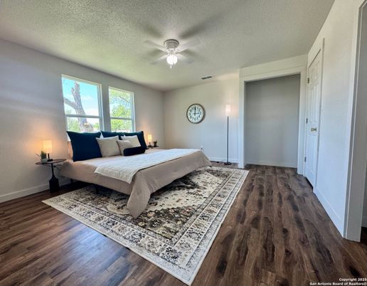 Bedroom, Interior, Wood Texture Flooring