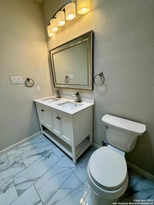 Bathroom, Dual Sink Vanities, Interior, Marble