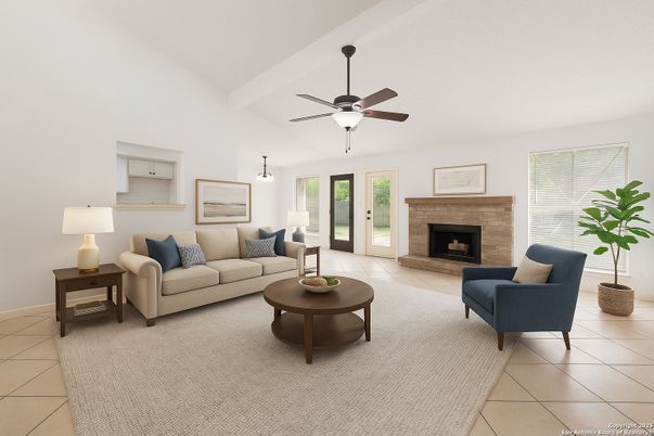 Fireplace, Interior, Living room