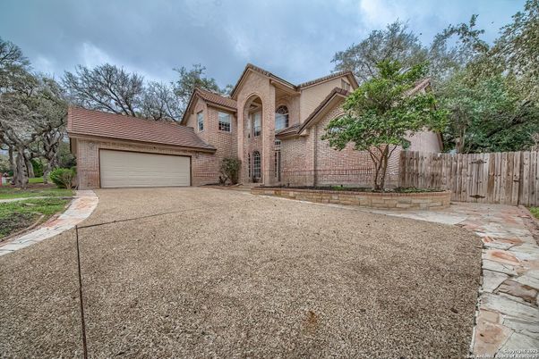 Attached, Backyard, Exterior, Facade, Mediterranean