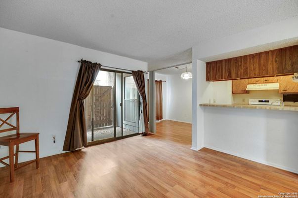 Interior, Kitchen, Pendant Lights, Wood Texture Flooring